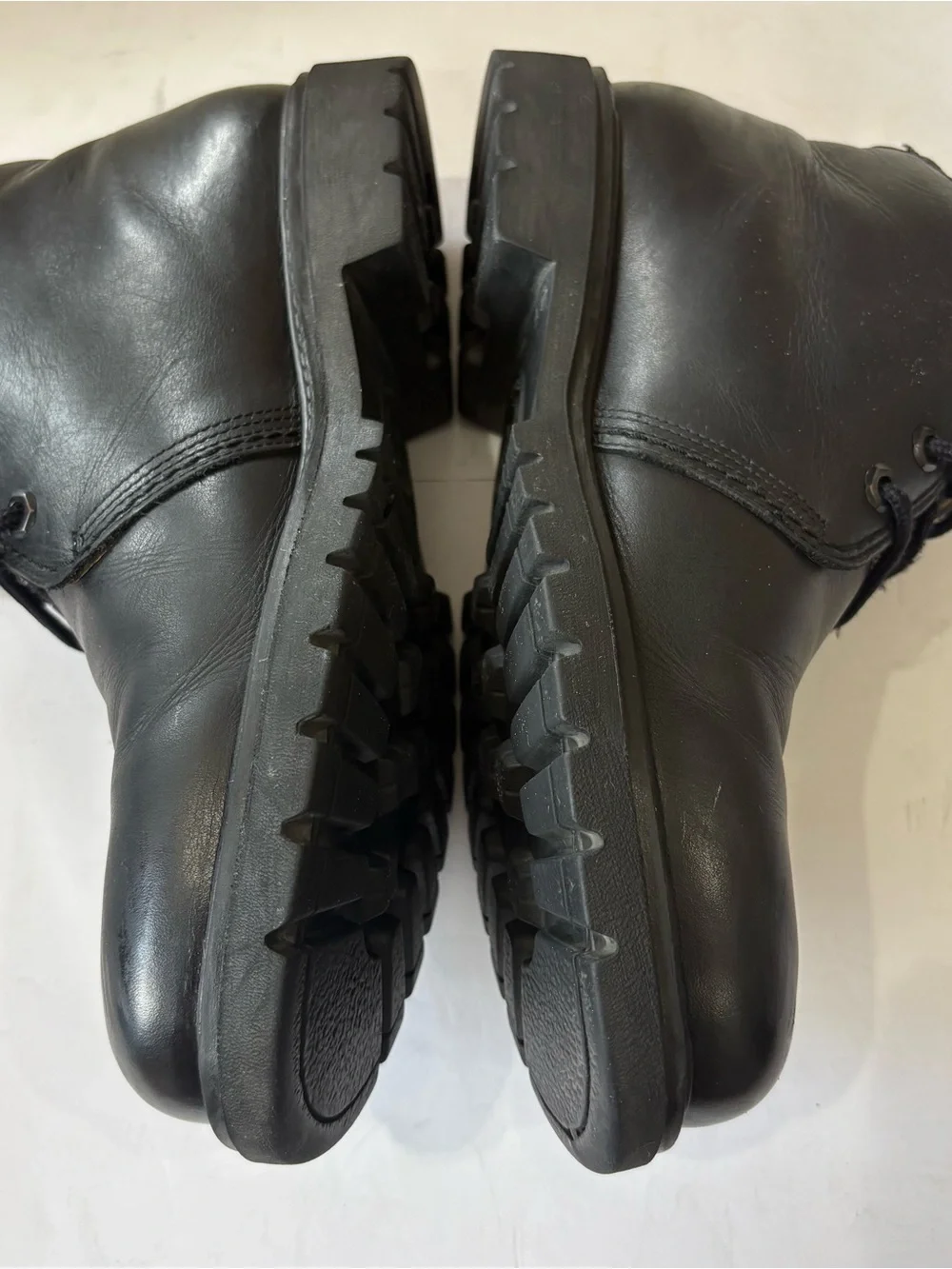Havana Joe Mens 43 Black Leather Chukka Boots Lace Up Made in Spain